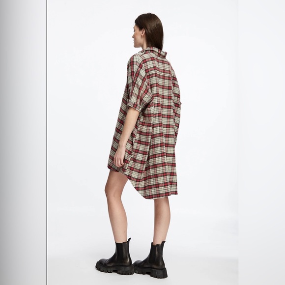 R13 Plaid Oversized Boxy Shirt. Size small. $495 - Picture 10 of 16